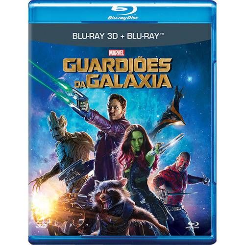 Tamanhos, Medidas e Dimensões do produto Blu-ray + Blu-ray 3D - Guardiões da Galáxia (2 Discos)