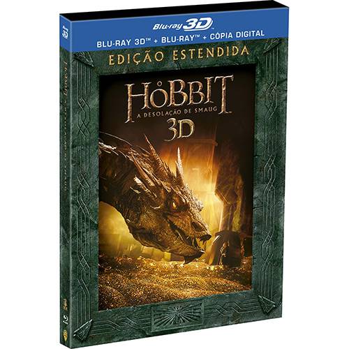 Tamanhos, Medidas e Dimensões do produto Blu-ray + Blu-ray 3D - o Hobbit - a Desolação de Smaug - Edição Estendida (3 Discos)