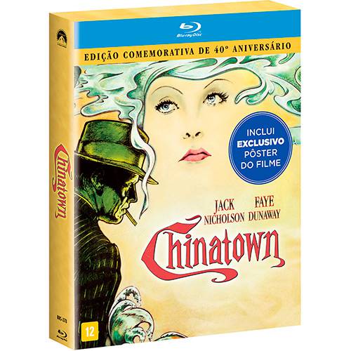 Tamanhos, Medidas e Dimensões do produto Blu-ray - Chinatown - Edição Comemorativa de 40º Aniversário (Nova Embalagem)