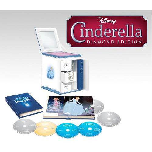 Tamanhos, Medidas e Dimensões do produto Blu Ray - Cinderela - Edição Caixa de Jóias - Gift Set