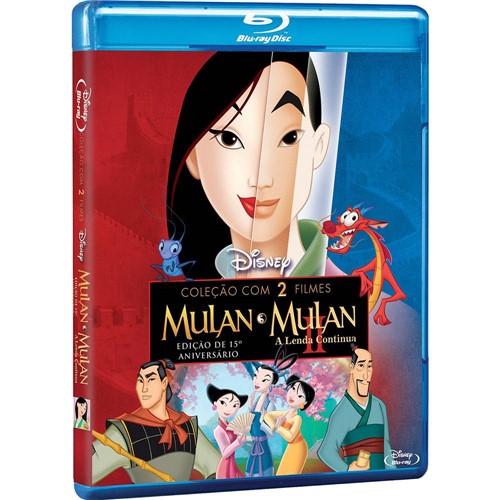 Tamanhos, Medidas e Dimensões do produto Blu-ray - Coleção Mulan (Duplo)