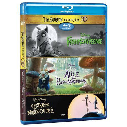 Tamanhos, Medidas e Dimensões do produto Blu-ray - Coleção Tim Burton 3D