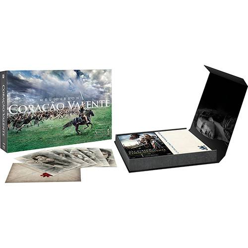Tamanhos, Medidas e Dimensões do produto Blu-Ray Coração Valente Ed. Colecionador (Blu-ray + Cards + Roteiro Original)