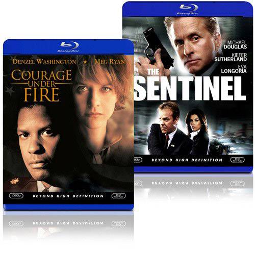 Tamanhos, Medidas e Dimensões do produto Blu-ray Courage Under Fire / The Sentinel- Importado - Duplo