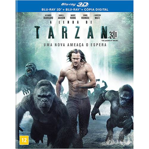 Tamanhos, Medidas e Dimensões do produto Blu-ray 3D a Lenda de Tarzan