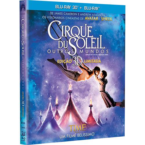 Tamanhos, Medidas e Dimensões do produto Blu-ray 3D + Blu-ray Cirque Du Soleil - Outros Mundos (2 Discos)