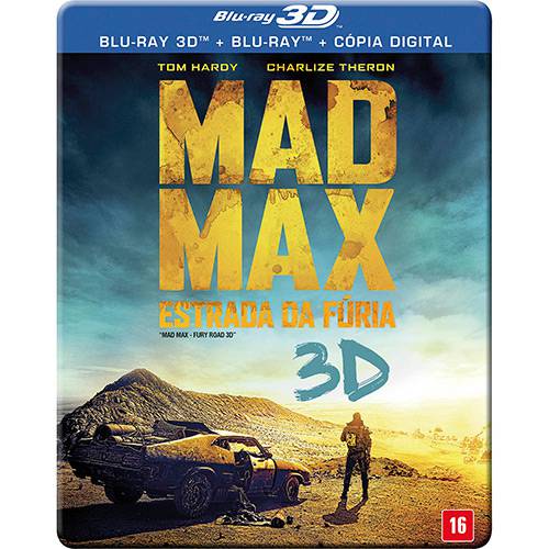 Tamanhos, Medidas e Dimensões do produto Blu-Ray 3D + Blu-Ray - Mad Max: Estrada da Fúria