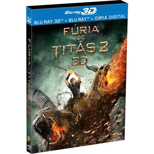 Tamanhos, Medidas e Dimensões do produto Blu-Ray 3D - Fúria de Titãs 2