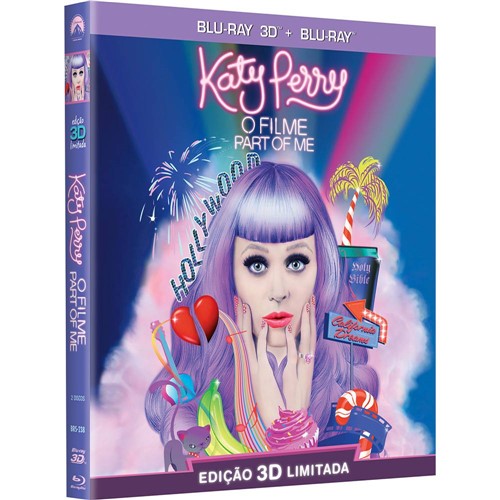 Tamanhos, Medidas e Dimensões do produto Blu-ray 3D Katy Perry - o Filme - Part Of me