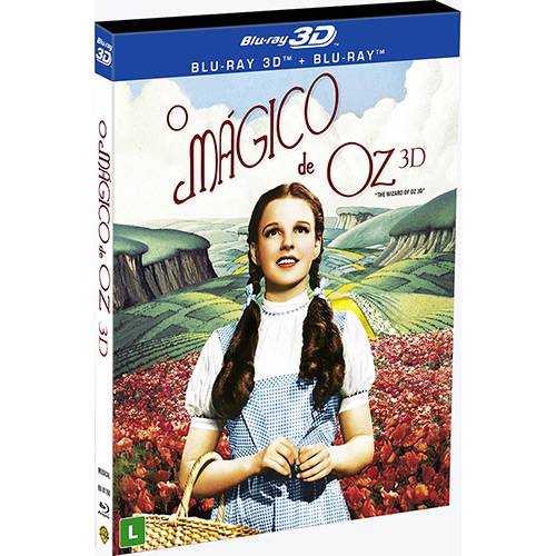 Tamanhos, Medidas e Dimensões do produto Blu-Ray 3D - o Mágico de Oz (Blu-Ray 3D + Blu-Ray)