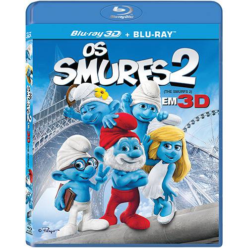 Tamanhos, Medidas e Dimensões do produto Blu-Ray 3D - os Smurfs 2 (Blu-Ray 3D + Blu-Ray)