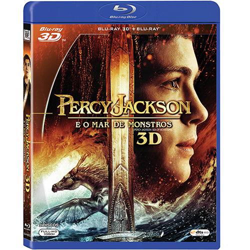 Tamanhos, Medidas e Dimensões do produto Blu-Ray 3D - Percy Jackson e o Mar de Monstros (Blu-Ray 3D + Blu-Ray)