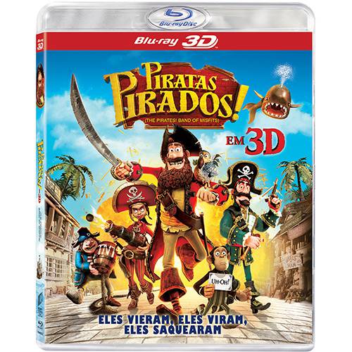 Tamanhos, Medidas e Dimensões do produto Blu-Ray 3D Piratas Pirados!
