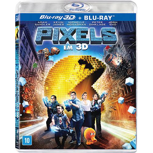 Tamanhos, Medidas e Dimensões do produto Blu-ray 3D Pixels - o Filme