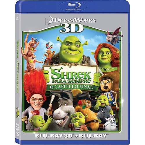 Tamanhos, Medidas e Dimensões do produto Blu-ray 3D - Shrek para Sempre: o Capítulo Final (Blu-ray 3D + Blu-ray)