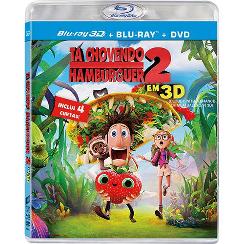 Tamanhos, Medidas e Dimensões do produto Blu-Ray 3D - Tá Chovendo Hamburguer 2 (Blu-Ray 3D+Blu-Ray+DVD)