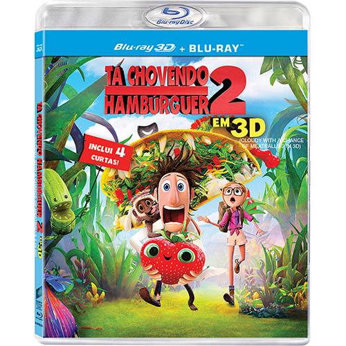 Tamanhos, Medidas e Dimensões do produto Blu-Ray 3D - Tá Chovendo Hamburguer 2 (Blu-Ray 3D+Blu-Ray)