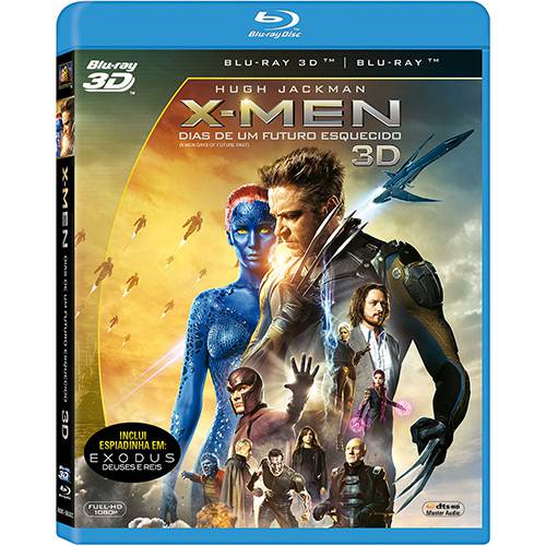 Tamanhos, Medidas e Dimensões do produto Blu-Ray 3D - X-Men: Dias de um Futuro Esquecido (Blu-Ray + Blu-Ray 3D)