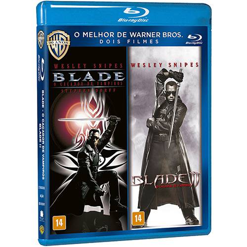 Tamanhos, Medidas e Dimensões do produto Blu-Ray - Dose Dupla - Blade - o Caçador de Vampiros + Blade 2 (Duplo)