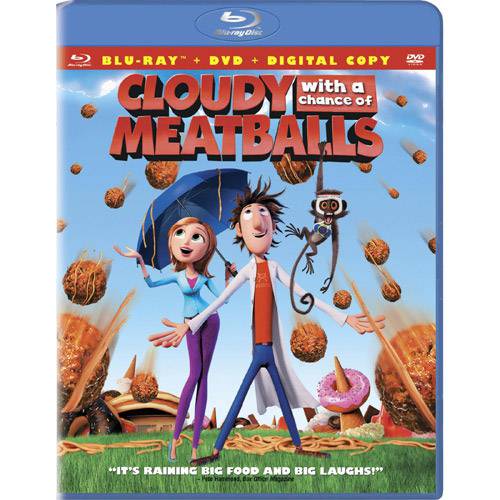 Tamanhos, Medidas e Dimensões do produto Blu-ray + DVD Cloudy With a Chance Of Meatballs (With Digital Copy) - Importado