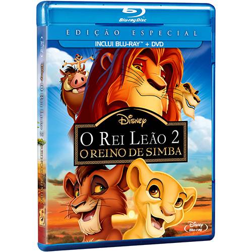 Tamanhos, Medidas e Dimensões do produto Blu-ray + DVD o Rei Leão 2: o Reino de Simba - Edição Especial (Duplo)