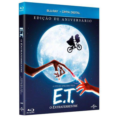 Tamanhos, Medidas e Dimensões do produto Blu-ray - E.T. - o Extraterrestre - Edição de Aniversário - DUPLO e Enluvado