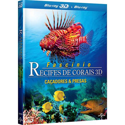 Tamanhos, Medidas e Dimensões do produto Blu-ray Fascinação - Recifes de Coral: Caçadores e Presas (Blu-ray 3D+Blu-ray )