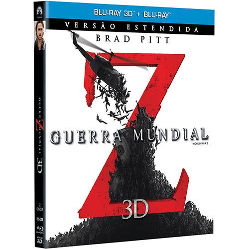 Tamanhos, Medidas e Dimensões do produto Blu-ray - Guerra Mundial Z (Blu-ray 3D + Blu-ray)