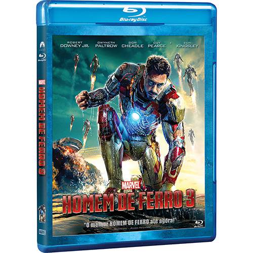 Tamanhos, Medidas e Dimensões do produto Blu-ray Homem de Ferro 3