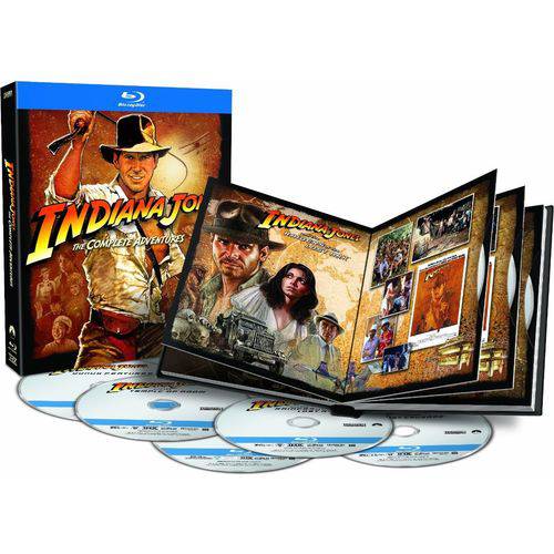 Tamanhos, Medidas e Dimensões do produto Blu-ray - Indiana Jones - as Aventuras Completas - Edição Cardbook