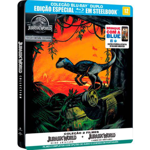 Tamanhos, Medidas e Dimensões do produto Blu-ray - Jurassic World - Coleção Completa (Steelbook)