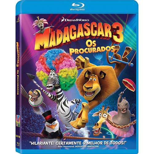 Tamanhos, Medidas e Dimensões do produto Blu-ray - Madagascar 3: os Procurados