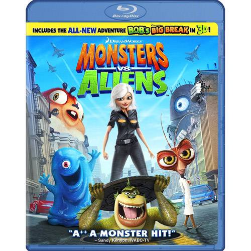 Tamanhos, Medidas e Dimensões do produto Blu-Ray Monsters Vs. Aliens