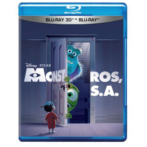 Tamanhos, Medidas e Dimensões do produto Blu-ray - Monstros S. A. (3D + 2D)