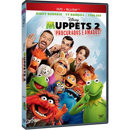 Tamanhos, Medidas e Dimensões do produto Blu-ray - Muppets 2: Procurados e Amados (Blu-ray + DVD)