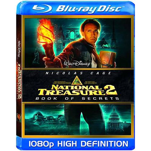 Tamanhos, Medidas e Dimensões do produto Blu-Ray National Treasure 2: Book Of Secrets (Importado)