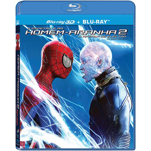 Tamanhos, Medidas e Dimensões do produto Blu-ray - o Espetacular Homem-Aranha 2 - a Ameaça de Electro (Blu-ray 3D + Blu-ray)