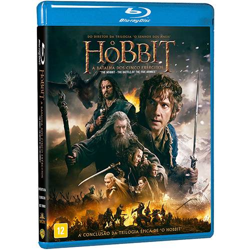 Tamanhos, Medidas e Dimensões do produto Blu-ray - o Hobbit: a Batalha dos Cinco Exércitos (2 Discos)