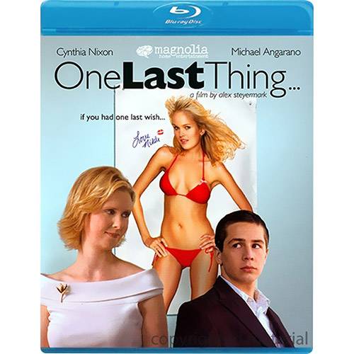 Tamanhos, Medidas e Dimensões do produto Blu-ray One Last Thing... - Importado