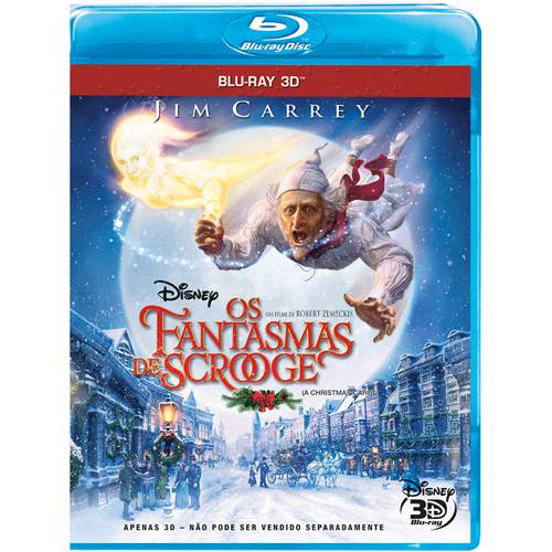 Tamanhos, Medidas e Dimensões do produto Blu-ray os Fantasmas de Scrooge - 3D