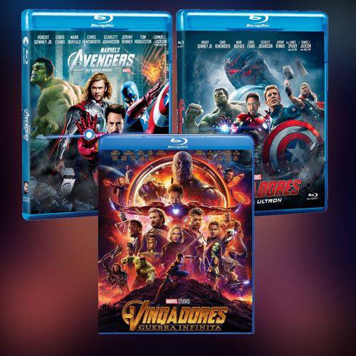 Tamanhos, Medidas e Dimensões do produto Blu-ray - os Vingadores - Coleção Completa