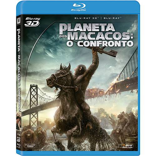 Tamanhos, Medidas e Dimensões do produto Blu-ray - Planeta dos Macacos - o Confronto (Blu-ray 3D + Blu-ray)