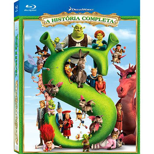 Tamanhos, Medidas e Dimensões do produto Blu-Ray - Quadrilogia Shrek: a História Completa