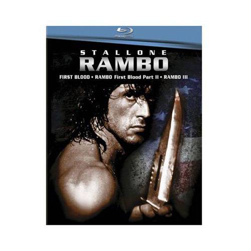 Tamanhos, Medidas e Dimensões do produto Blu-ray Rambo 1-3 - Importado - Triplo