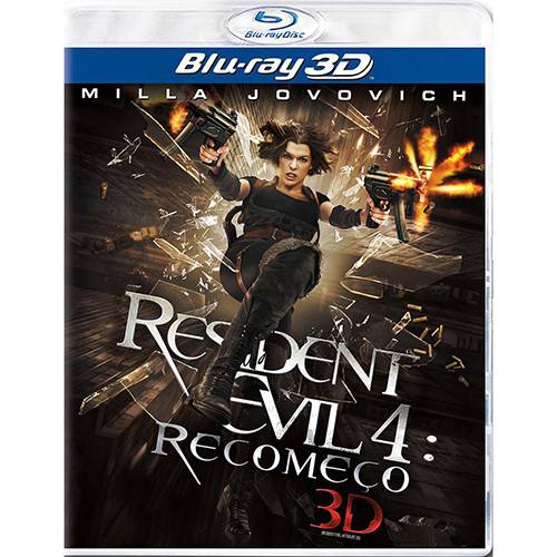 Tamanhos, Medidas e Dimensões do produto Blu-Ray - Resident Evil 4: Recomeço (3D)