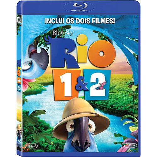 Tamanhos, Medidas e Dimensões do produto Blu-ray - Rio 1 + Rio 2 (2 Discos)