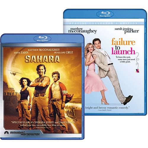 Tamanhos, Medidas e Dimensões do produto Blu-Ray Sahara/Failure To Launch