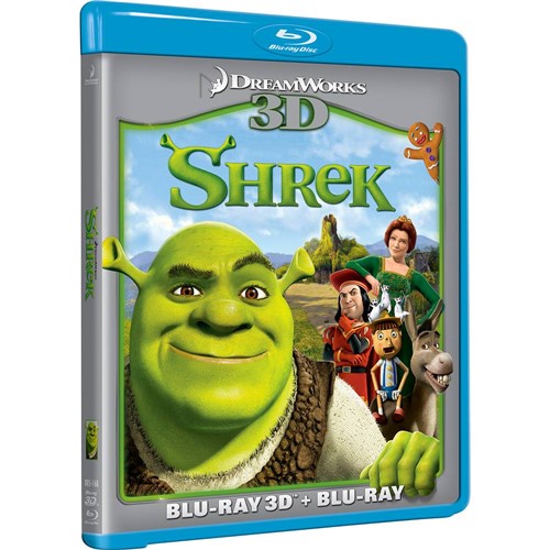 Tamanhos, Medidas e Dimensões do produto Blu-ray Shrek (Blu-ray + Blu-ray 3D)