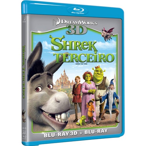 Tamanhos, Medidas e Dimensões do produto Blu-ray Shrek Terceiro (Blu-ray + Blu-ray 3D)