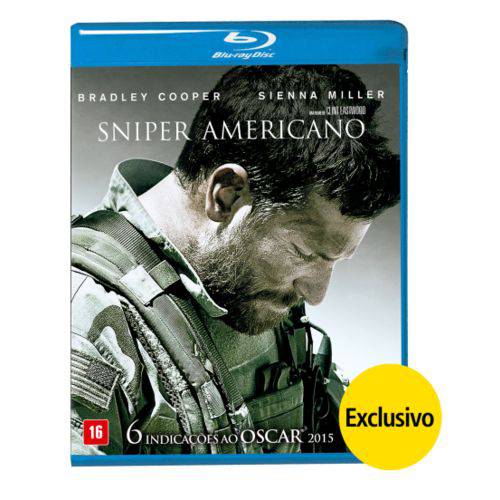 Tamanhos, Medidas e Dimensões do produto Blu-ray - Sniper Americano - Edição Limitada